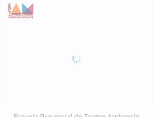 Tablet Screenshot of escueladeteatroambrosiomorante.com